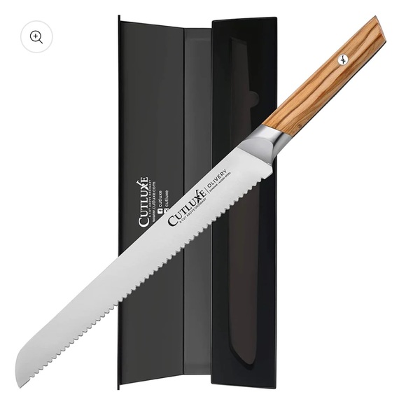 Cutluxe Bread Knife – 10" Serrated Edge Knife for Homemade Bread - Picture 1 of 8